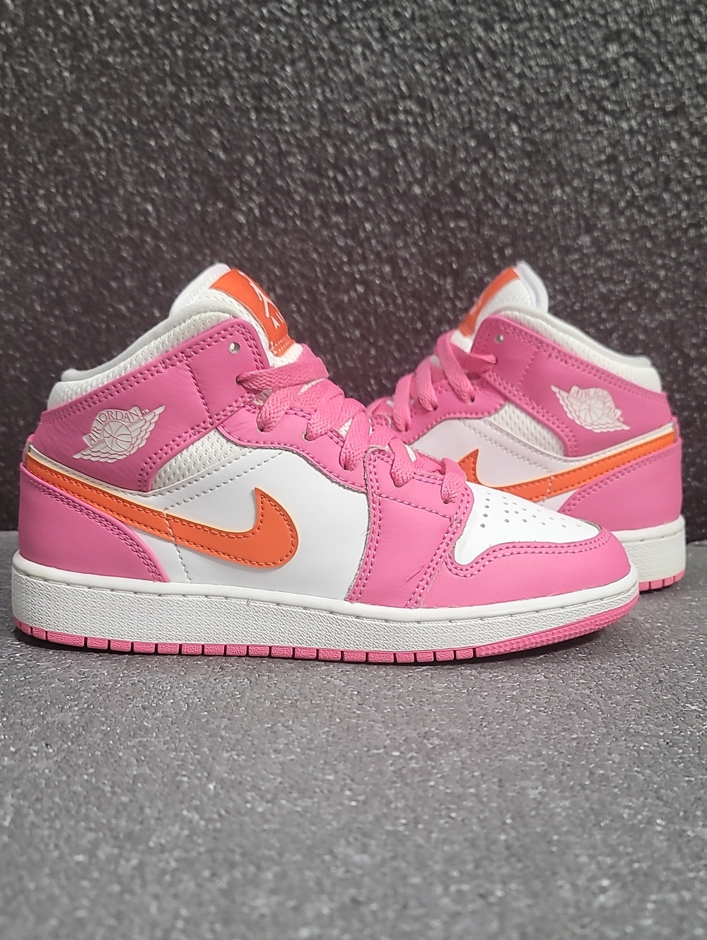 Nike Air Jordan 1 Mid🔥"Pinksicle Orange"🔥Wmns 5.5 Great Condition Ships Fast
